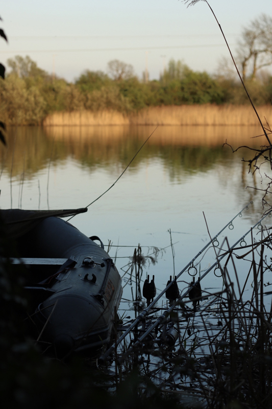 Carp Fishing with a boat