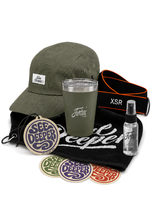 Fortis Big Carp Starter Pack carp fishing gift set with hat mug towel and accessories