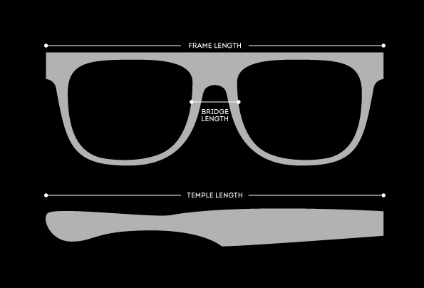 Sunglasses Size Guide UK Fortis Eyewear Frame Length