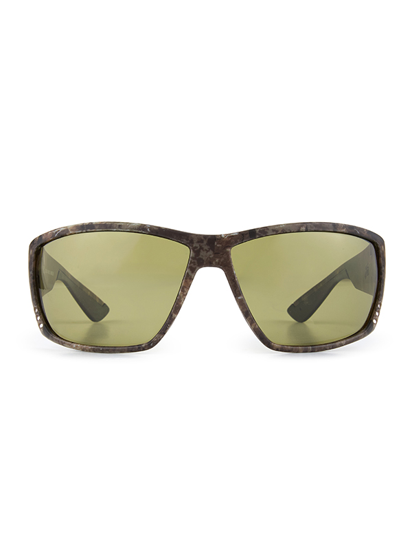 Vista Realtree Timber polarised fishing sunglasses with Amber AMPM Triple X lens front view