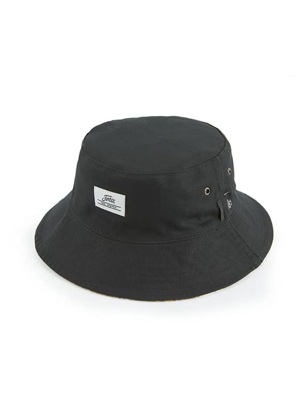 Black Fishing Bucket Hat | Fortis Clothing