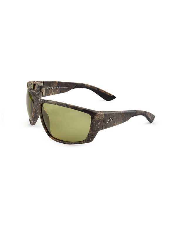 Vista Realtree Timber polarised fishing sunglasses side profile with Amber AMPM Triple X lens